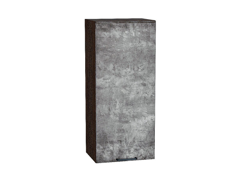 920*400* Шкаф верхний с 1-ой дверцей Флэт Temple Stone 2S Graphite