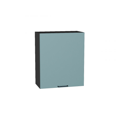 716*600* Шкаф верхний с 1-ой дверцей Флэт Grey-green In 2S Graphite