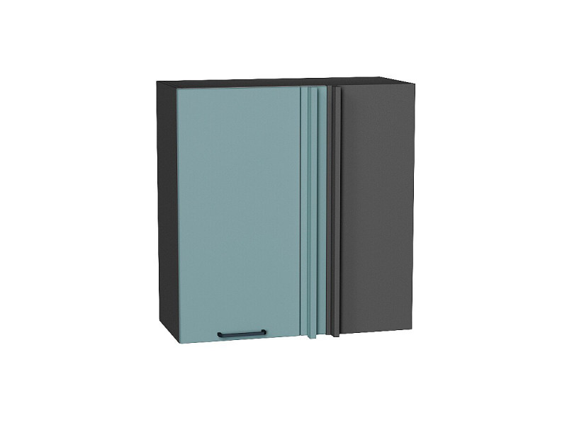 716*690* Шкаф верхний прямой угловой Флэт Grey-green In 2S Graphite